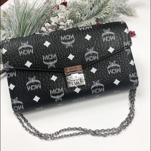MCM Millie limited edition clutch purse bag black